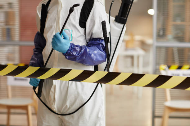 Professional Biohazard Cleanup technician working in Brush, CO